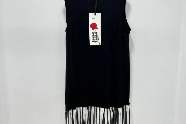 Vestido sirena mezcla algodón WENDY TRENDY (108 pecho y cintura)